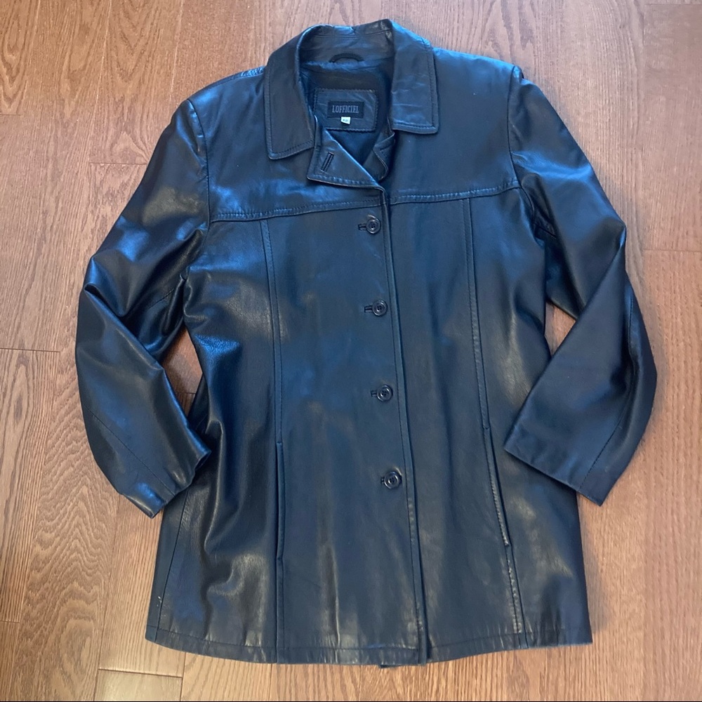 Soft leather jacket